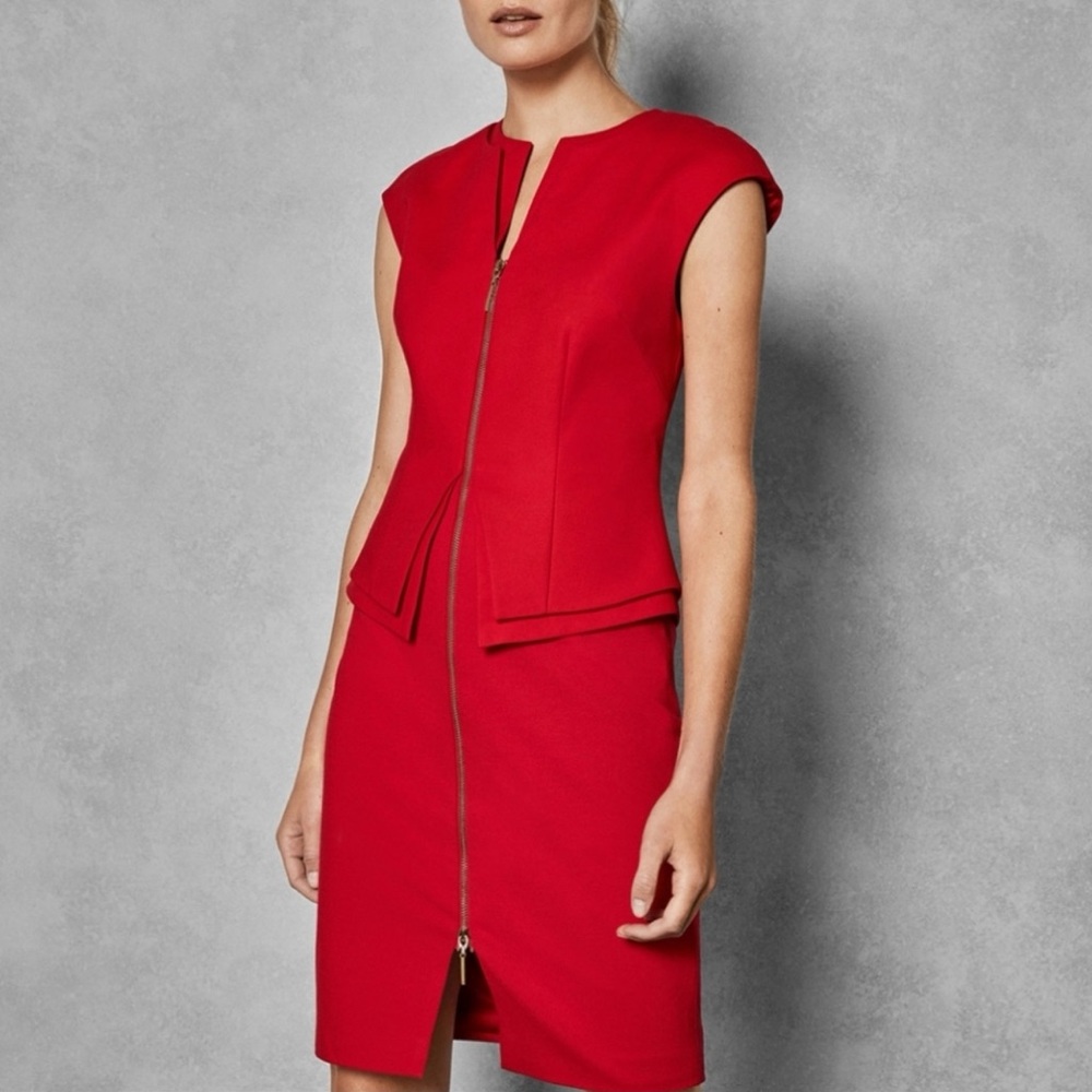 NWOT Ted Baker Peplum Dress